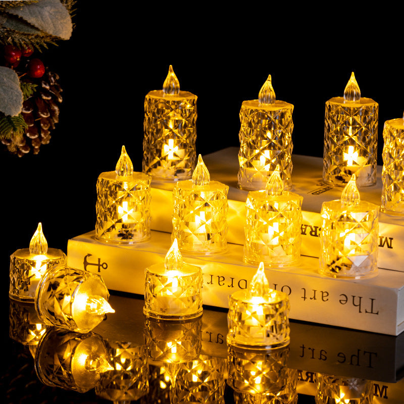 Crystal Flameless Candle Light