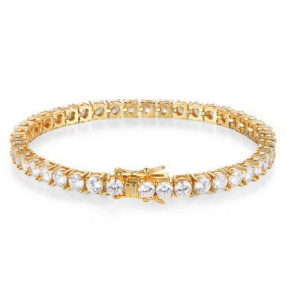 Electroplated Zircon Bracelet for Women