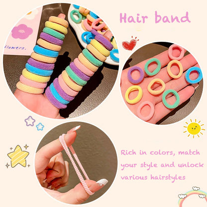 Girls Durable High Elastic Hair Tie | Gentle on Hair | Kids Hair Accessories