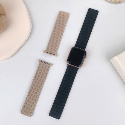 Silicone Magnetic Loop Watch Band For Apple Watch