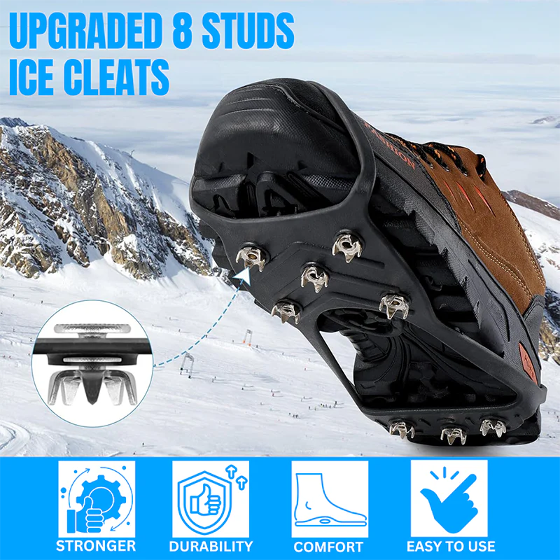 Outdoor Anti-Slip Crampons for Hiking Boots & Shoes