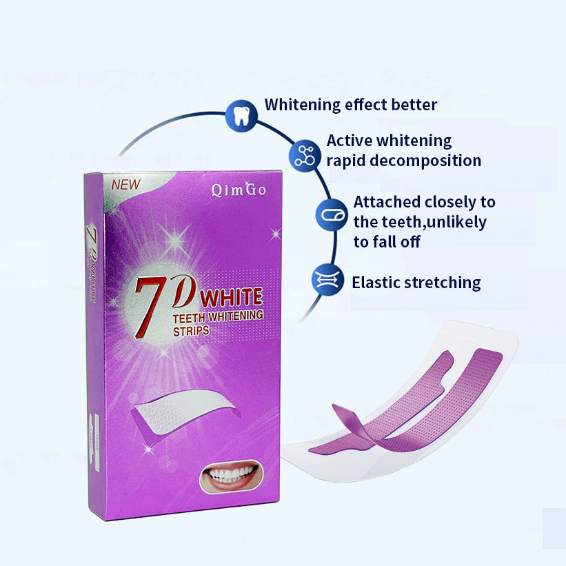 Purple Teeth Strips Daily Travel Use Teeth Whitening Strips