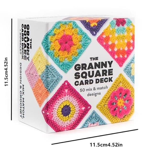 Granny Square Instructional Card Set