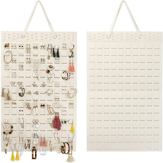 ফেল্ট কানের দুল অর্গানাইজার থলি - দেয়ালে লাগানো গয়না রাখার ব্যাগ