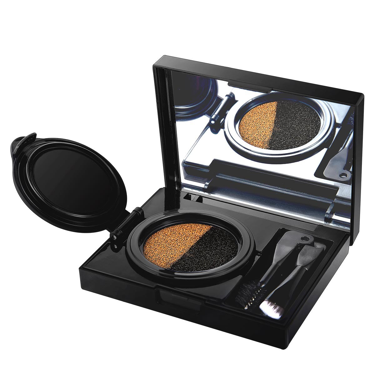 Dual-Color Cushion Eyebrow Pen & Eyeliner Gel - Waterproof & Sweatproof