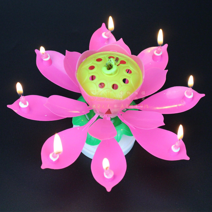Magic Flower Musical Birthday Candle