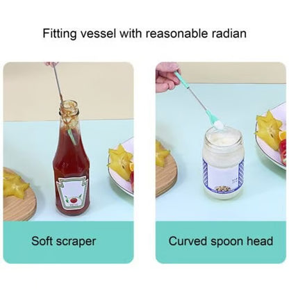 Mini Silicone Scraper Set Cosmetic Jar Jam