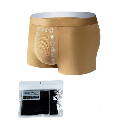 Milk Silk Comfortable Breathable Vitality Mid-waist Boxer Briefs