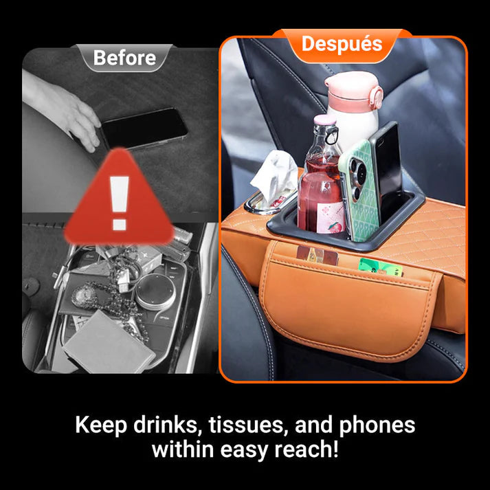 🧻Free Tissue + Car Armrest Heightening Pad (Integrated Pressurized, Multifunctional)