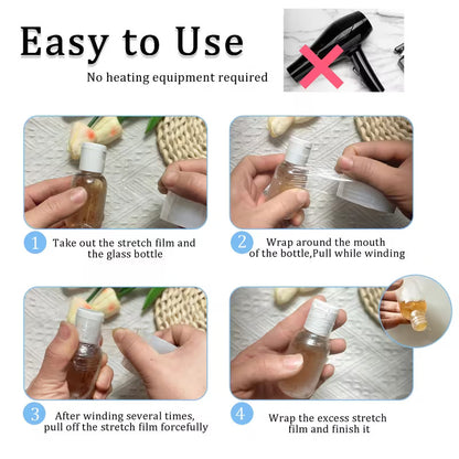Stretchable Shrink Film / Sealing Film for Bottles, Jars, and Cans