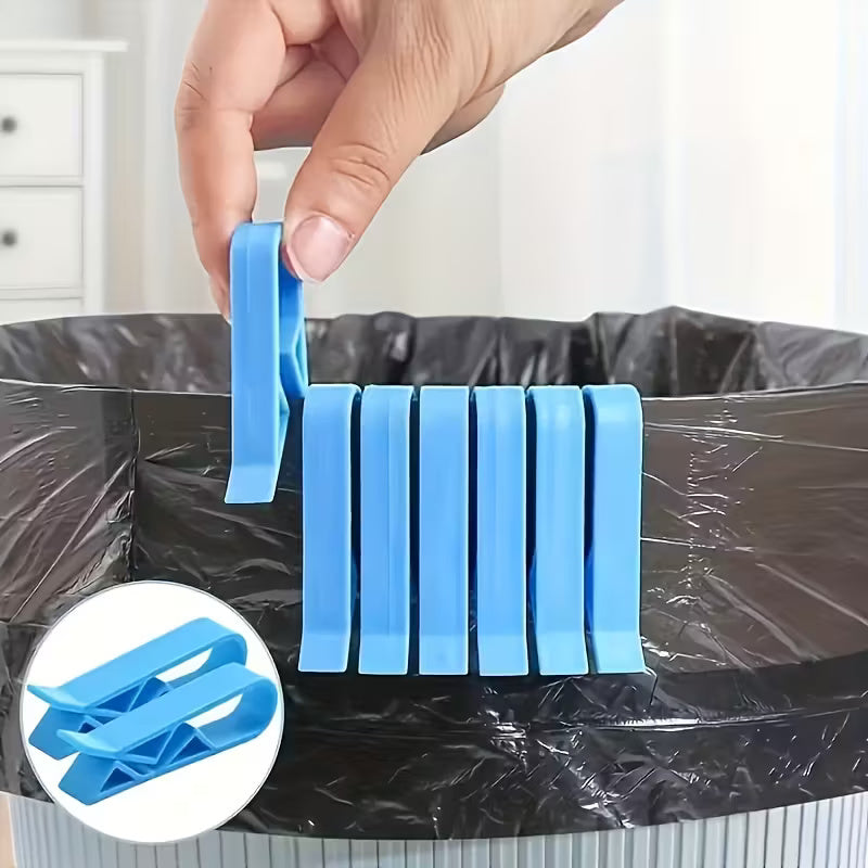 Anti Slip Garbage Can Plastic Bags Clips, Trash Bag Fixed Clips