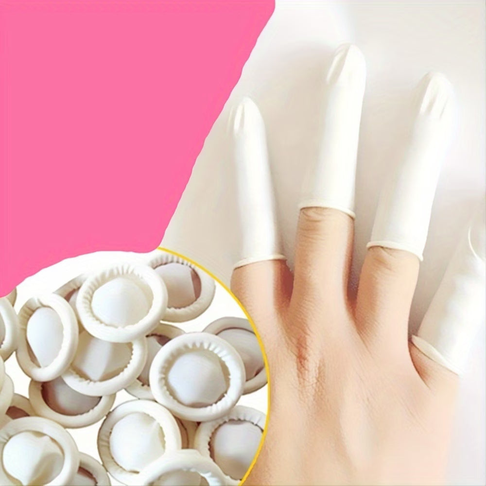 50pcs Silicone Finger Cots | Durable & Reusable,Anti-Static Finger Protectors