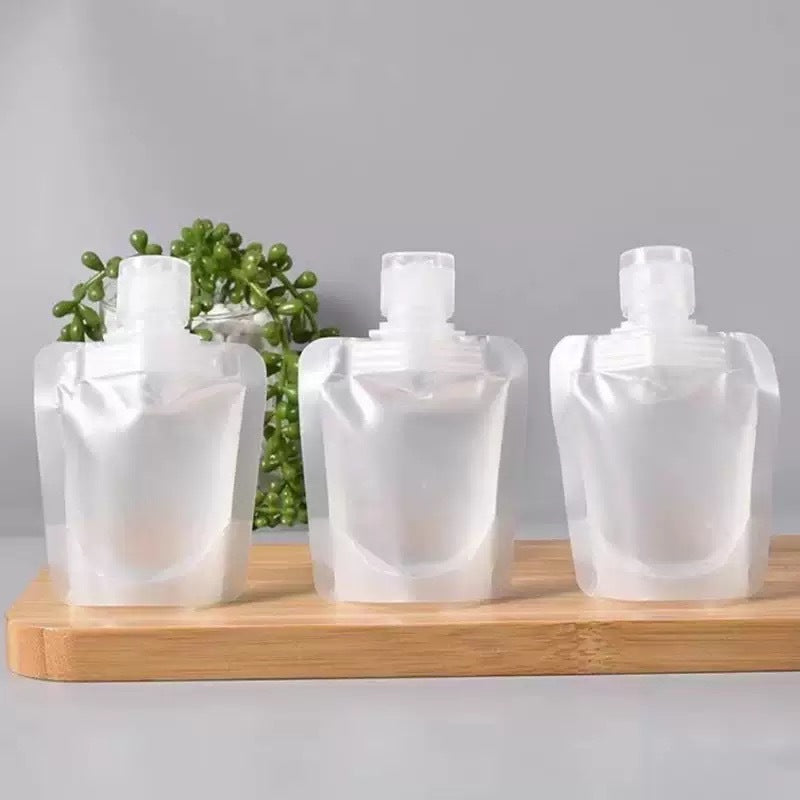 【10 PCS】Portable Travel Fluid Makeup Packing Bag