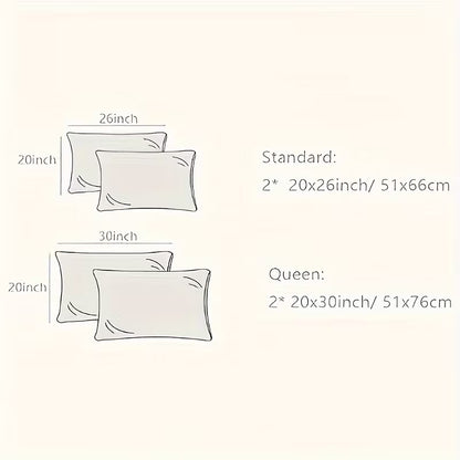 Luxury Breathable Soft Faux Silk Pillowcase