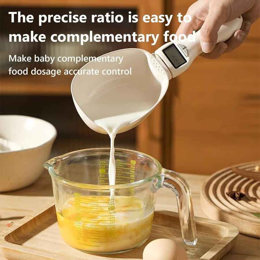 🎂🥄 Precision Scoop Scale · Don't guess, measure in grams