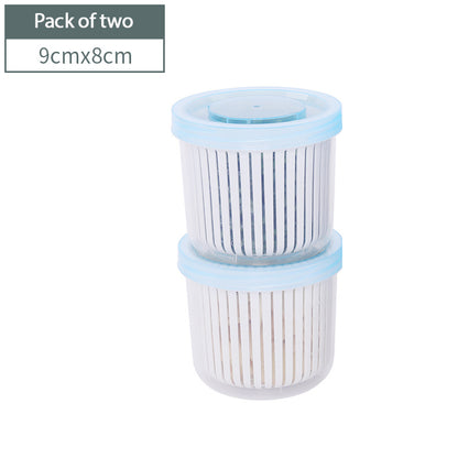 Sealed Drain Storage Box for Ginger Garlic Onion