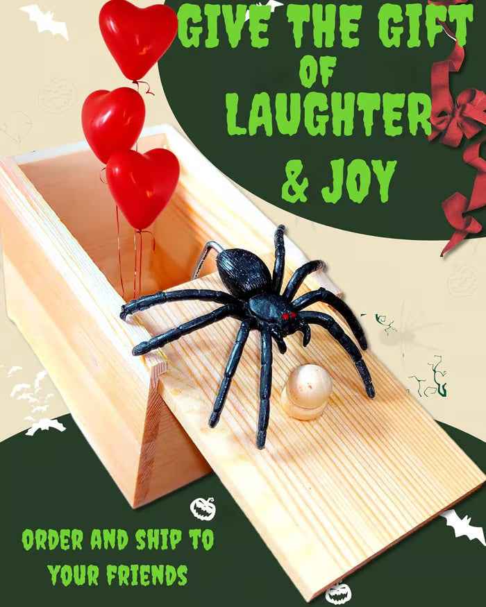 🕷️ Spider Surprise Prank Box – The Ultimate Gag Gift