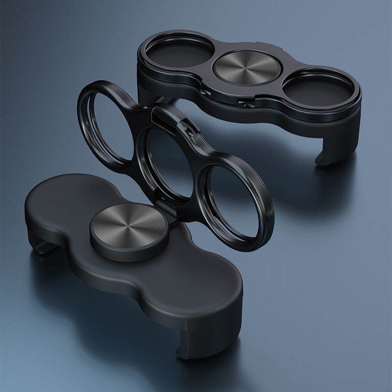 📱Dual-Ring Finger Holder – 360° Swivel & Fold, Strong Clip for Phones