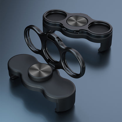 📱Dual-Ring Finger Holder – 360° Swivel & Fold, Strong Clip for Phones