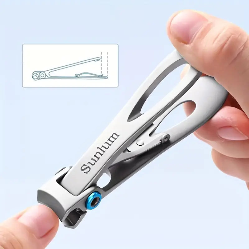 Premium Stainless Steel Nail Clippers - Sharp, Precise Edge for Fingernails & Toenails