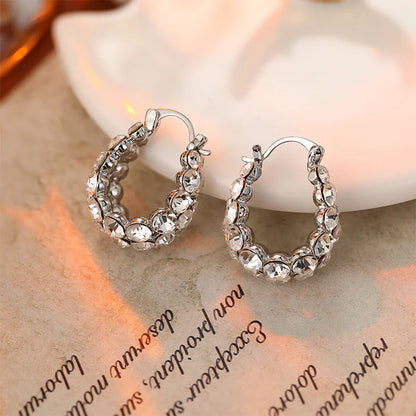 Stylish Rhinestone Earrings