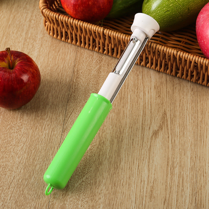 Stainless Steel 2-in-1 Fruit Corer and Peeler