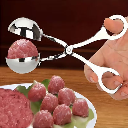Non-Stick Meatball Maker, Stainless Steel Meatball Scoop With Long Handle