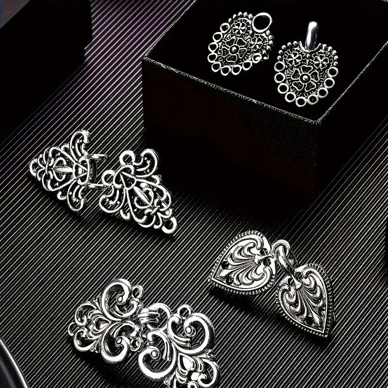 Vintage Swirl Sweater Clips for Scarves, Shawls, and Dress Shirts