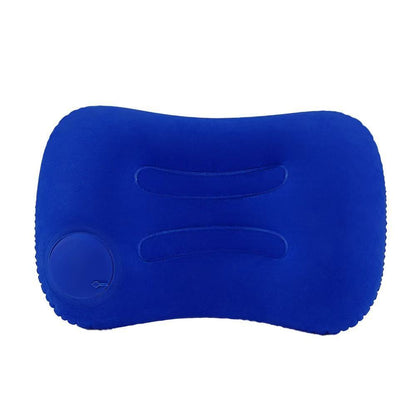 Foldable Press-to-Inflate Travel Back Pillow