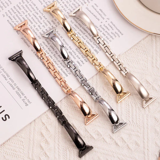 Minimalist Metal Bracelet Watch Band(Watch Face Not Included)
