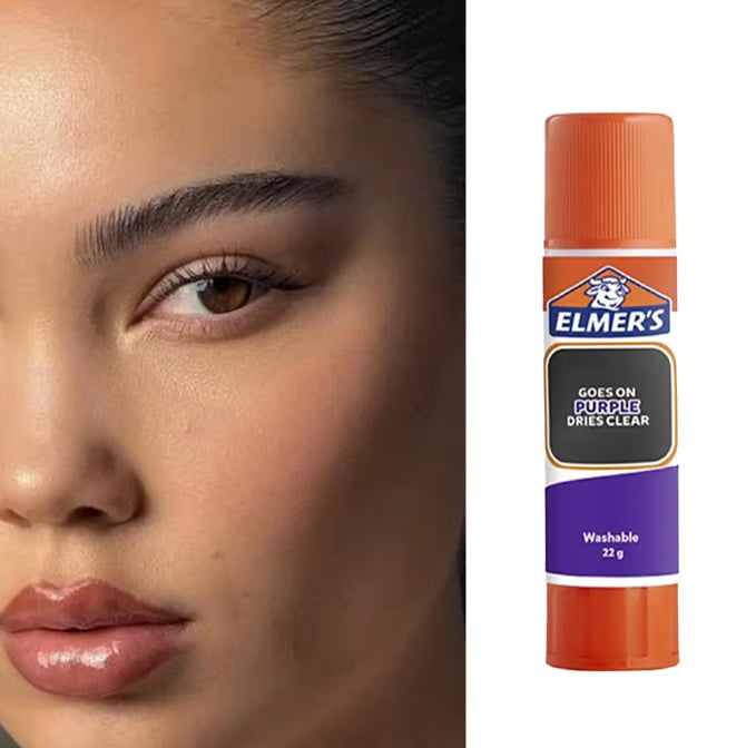 Washable Eyebrow Glue Stick – Safe, Non-Toxic & Washes Off Easily