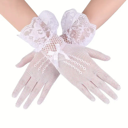Women's Elegant Vintage Lace Gloves
