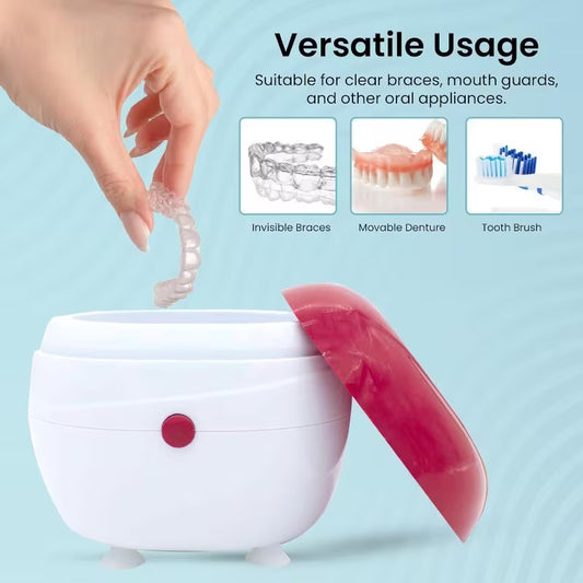 Automatic Denture Cleaning Case / Jewelry Cleaner