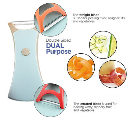 Multifunctional Rotary 2-in-1 Peeler and Grater
