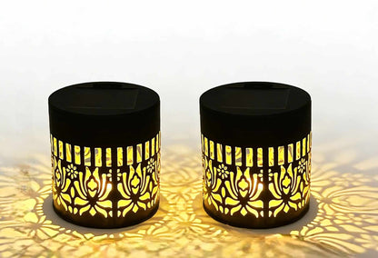 🌼 ☀️Solar Garden Projection Light – Waterproof Auto ON/OFF Outdoor Decorative Landscape Lamp