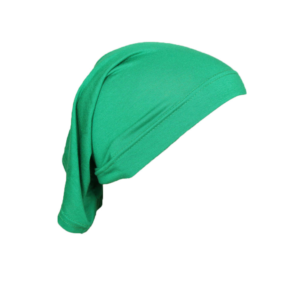 Modal Solid Color Tube Cap & Hijab Underscarf for Women – Soft Mercerized Cotton Inner Hijab Cap