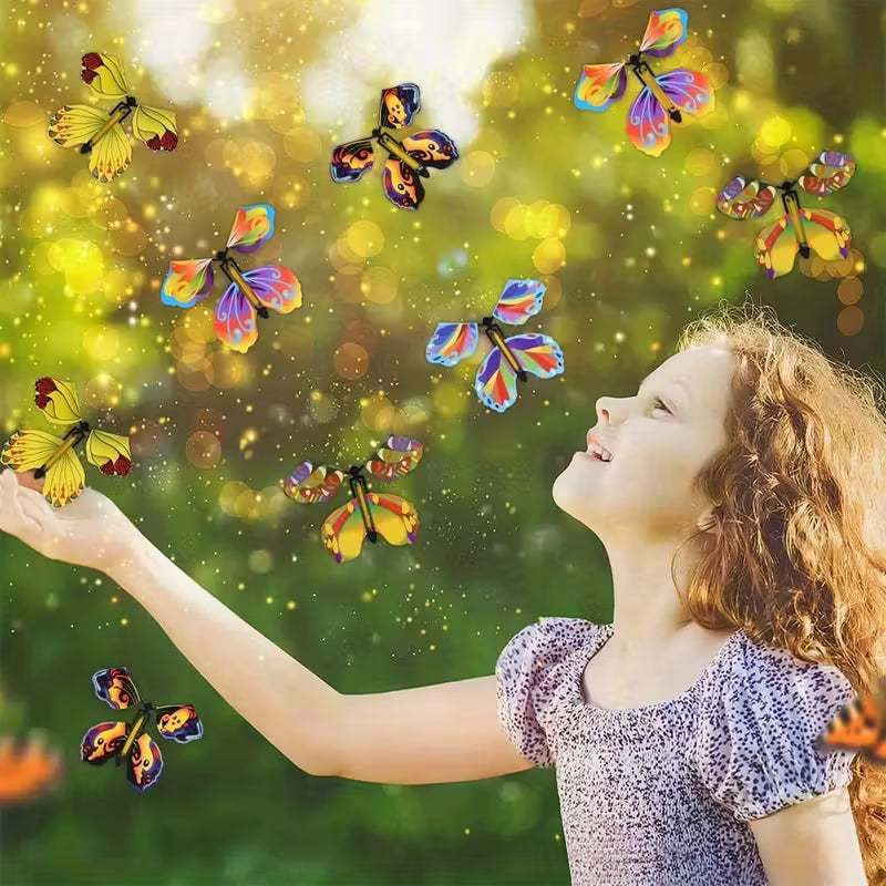 10pcs Magic Props Flying Magic Butterflies