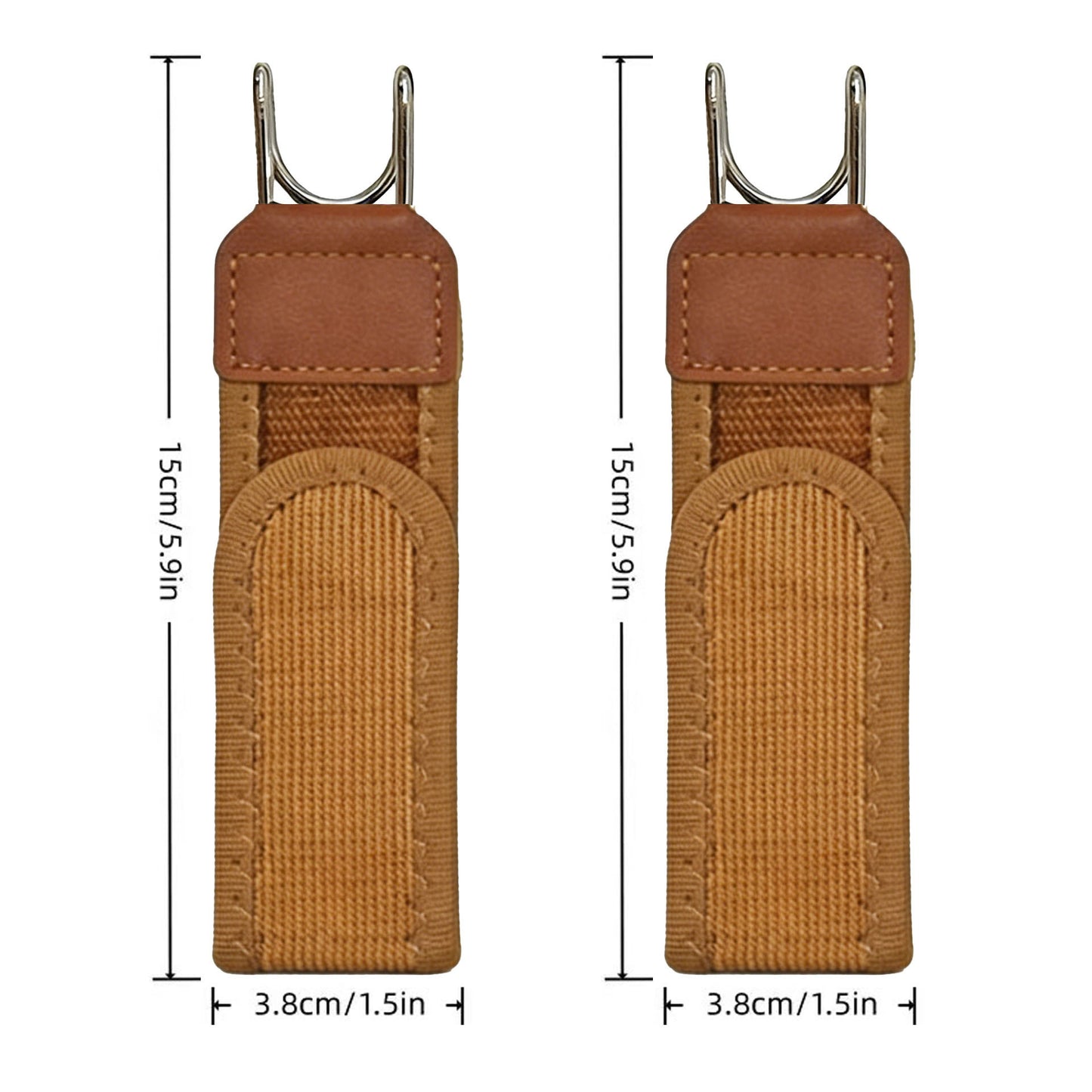 New Buckleless Belt with Hook – Metal Hook & Velcro, Adjustable & Stretchy, Comfortable Everyday Wear, Unisex