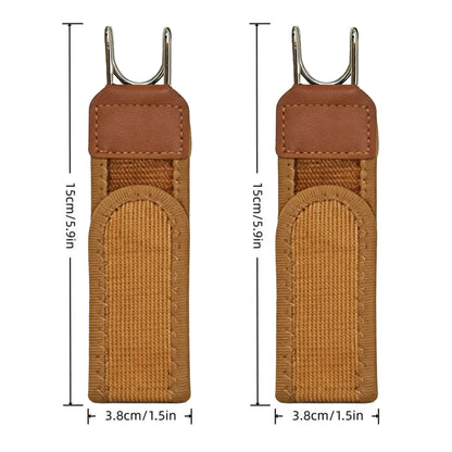 New Buckleless Belt with Hook – Metal Hook & Velcro, Adjustable & Stretchy, Comfortable Everyday Wear, Unisex