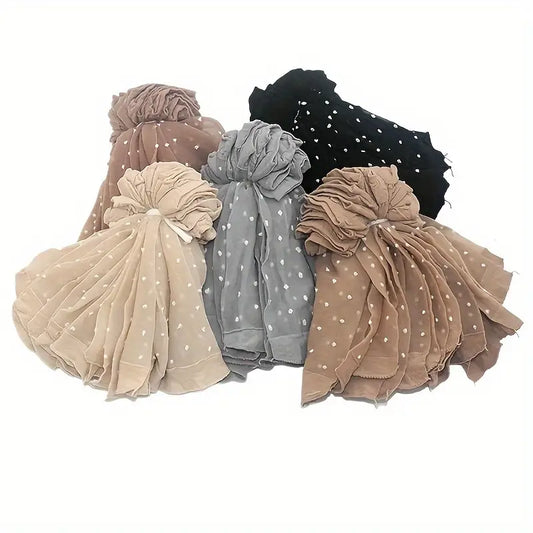 10 Pairs Dot Ultra-thin See Though Sheers Socks