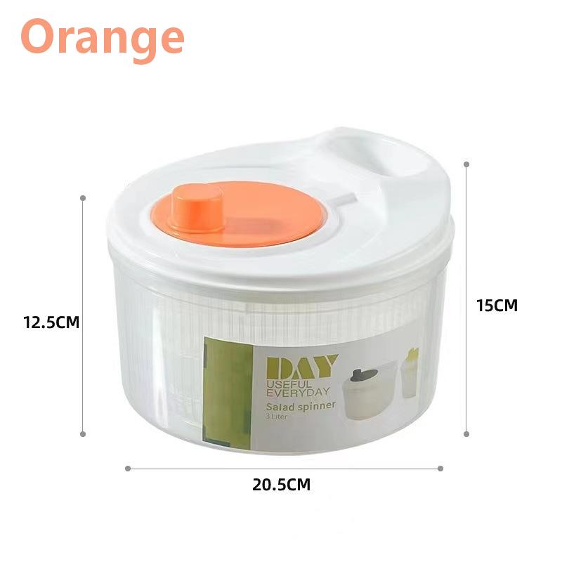 3L Manual Veggie Spinner – Spin Dry After Washing
