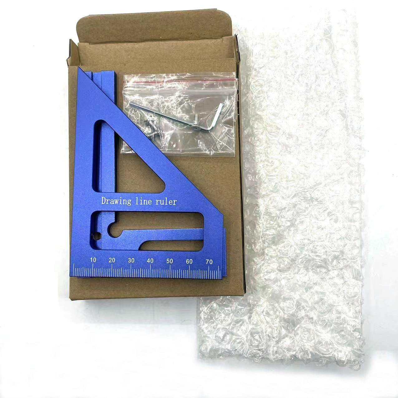 🔧📏Precision Carpenter Square Hole Scribing Ruler