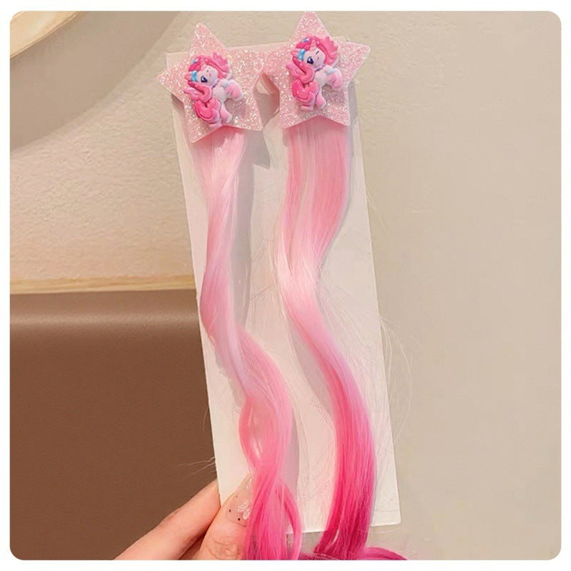 Kids Braided Hair Clip – Instant Braid Hairpiece, Cute & Playful Hair Accessory for Girls