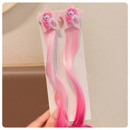 Kids Braided Hair Clip – Instant Braid Hairpiece, Cute & Playful Hair Accessory for Girls