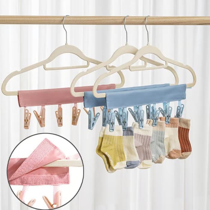 ✈️Portable Travel Clothespins – Turn Any Hanger Into a Clothesline