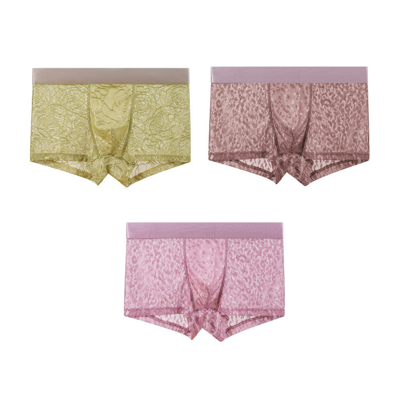 Men’s Luxury Mesh Boxer Briefs