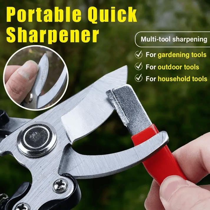 Outdoor Portable Dual-purpose Whetstone – Coarse & Fine Dual Sides, Quick Sharpening for Kitchen, Outdoor & Fishing