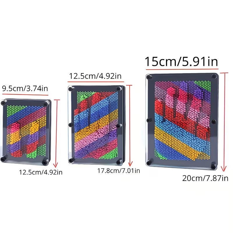 3D Pin Art Board Toy Handprint Variable Needle Painting Toys
