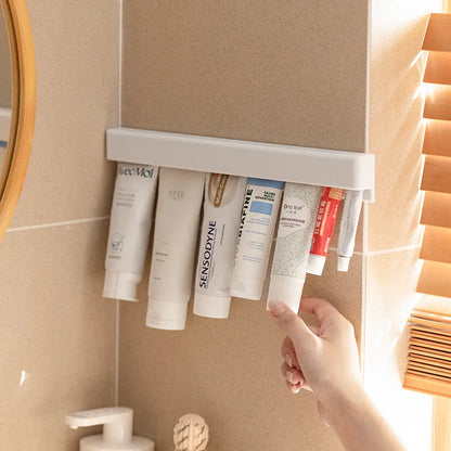 Toothpaste Clip – No-Drill Wall Mount with Squeezer