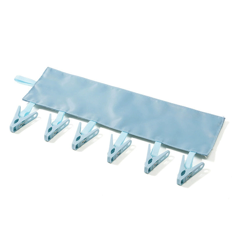 Portable Foldable Velcro Clothes Hanger – Fabric Storage Rack